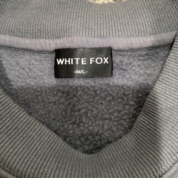 White Fox Boutique sweatshirt Gray - Picture 3 of 8
